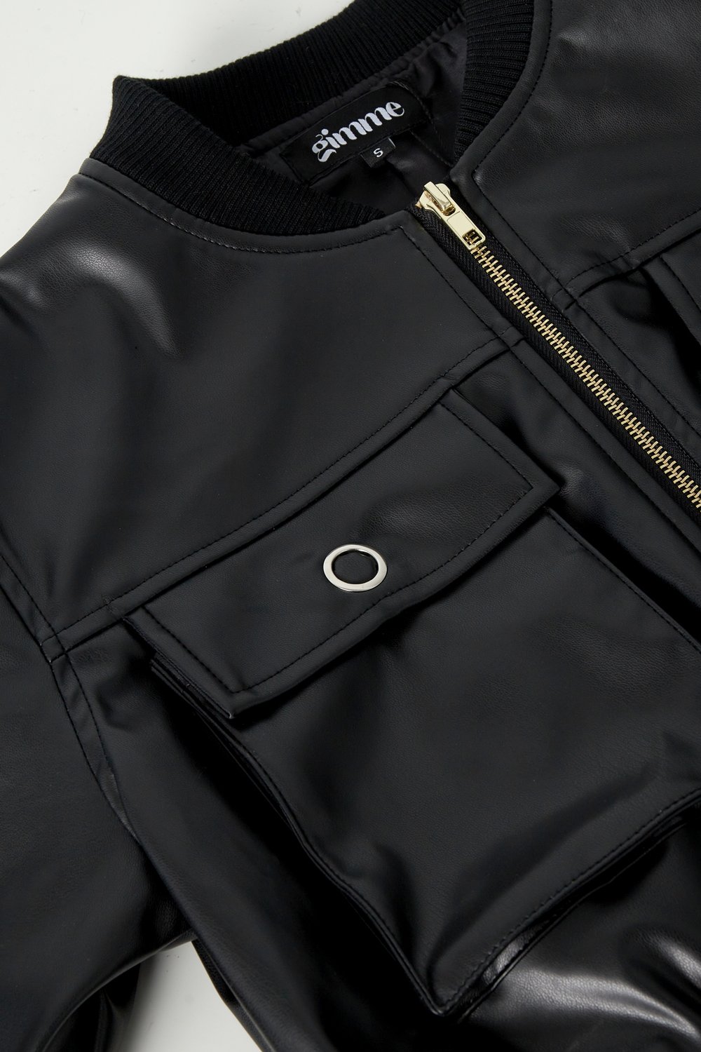 PU biker jacket h5Picture5